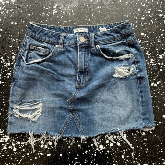 Garage Jean Denim Skirt Sz XS - Picture 1 of 6